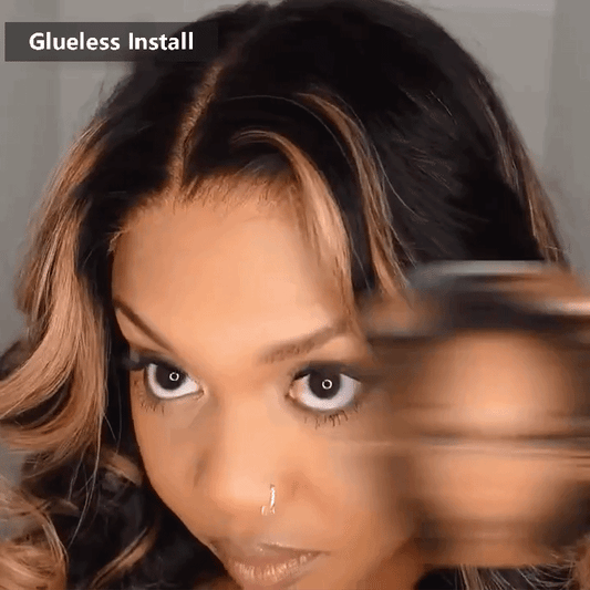 Hot Sale Glueless Mixed Blonde Short Bob Body Wave Wig For Women