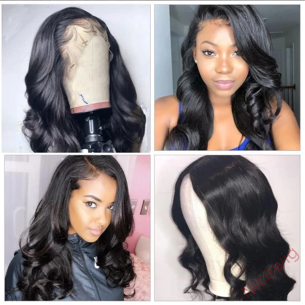 Brown Mixed Gold Brazilian Body Wavy Wigs