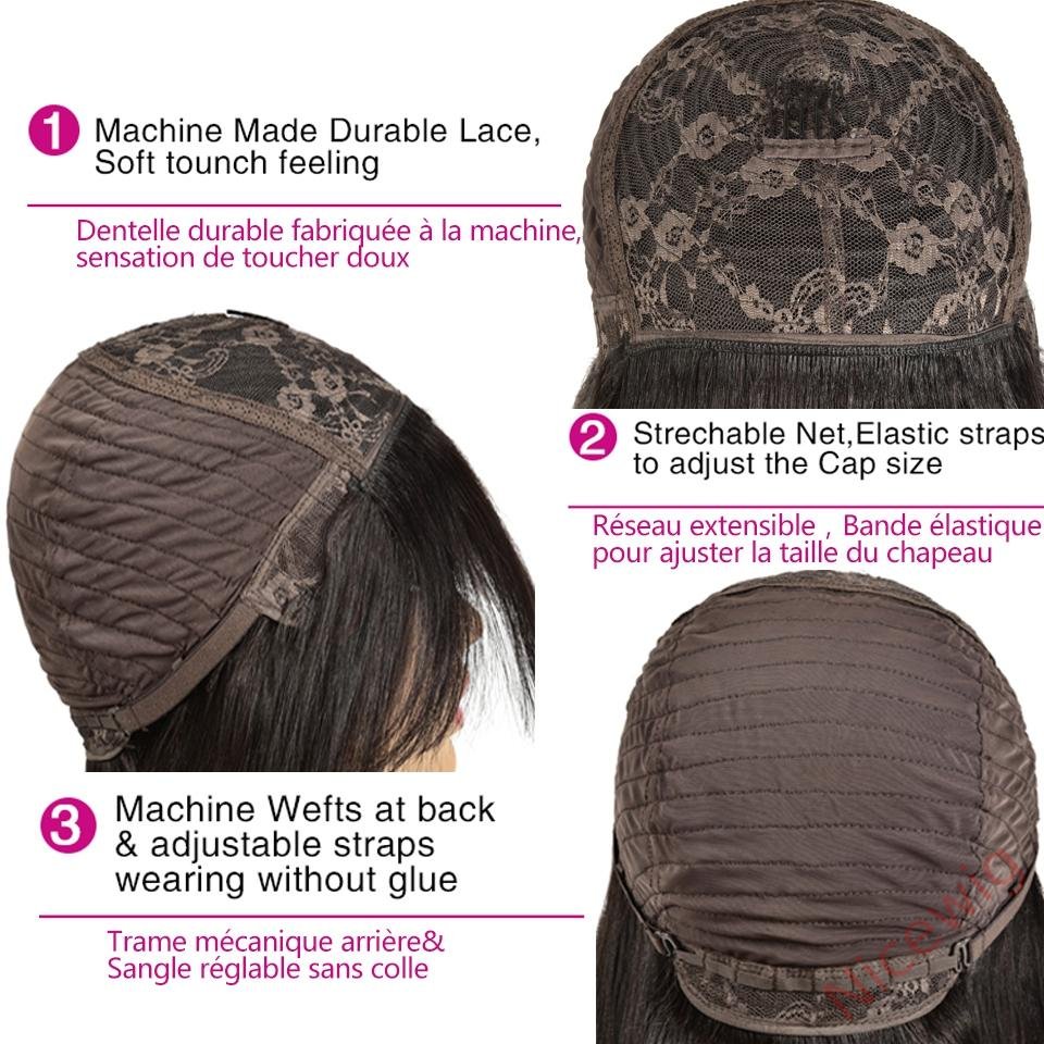 Brown Mixed Gold Highlight Straight Wigs
